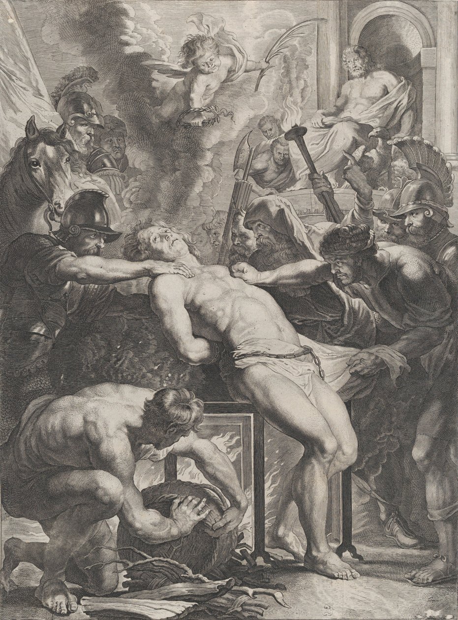 Il martirio di San Lorenzo, ca. 1640-70 da Cornelis Meyssens.