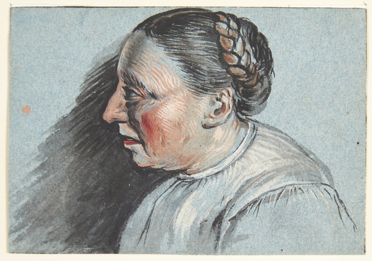 Mezzo busto di una contadina da Cornelis Pietersz Bega