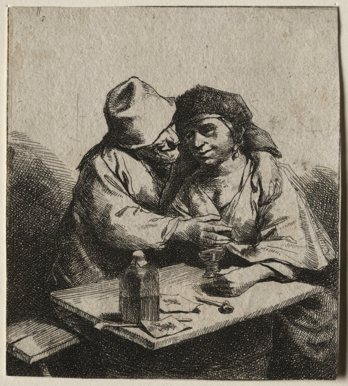 La coppia amorosa da Cornelis Pietersz Bega
