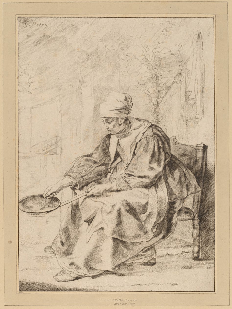 La donna delle frittelle da Cornelis Ploos van Amstel