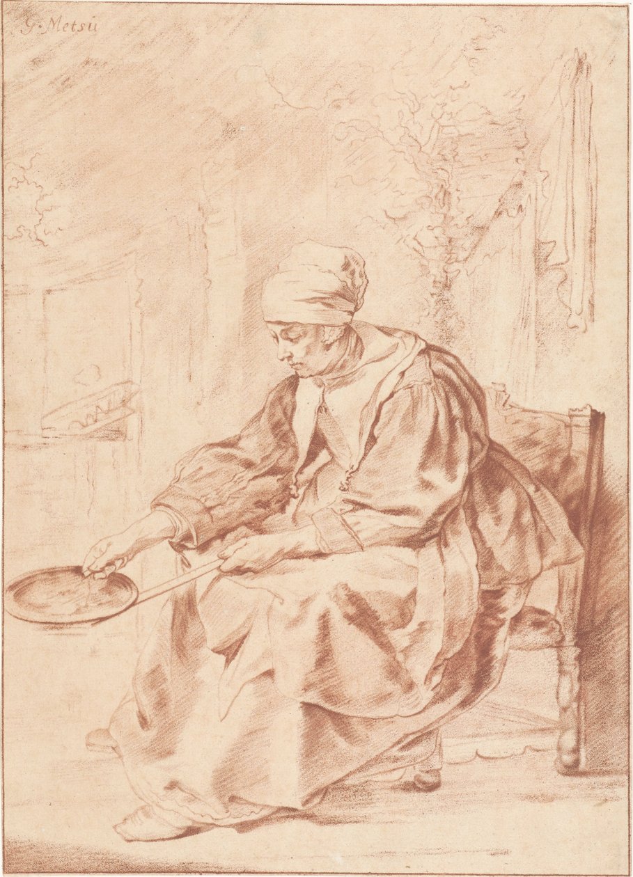 Cuoca di frittelle da Cornelis Ploos van Amstel