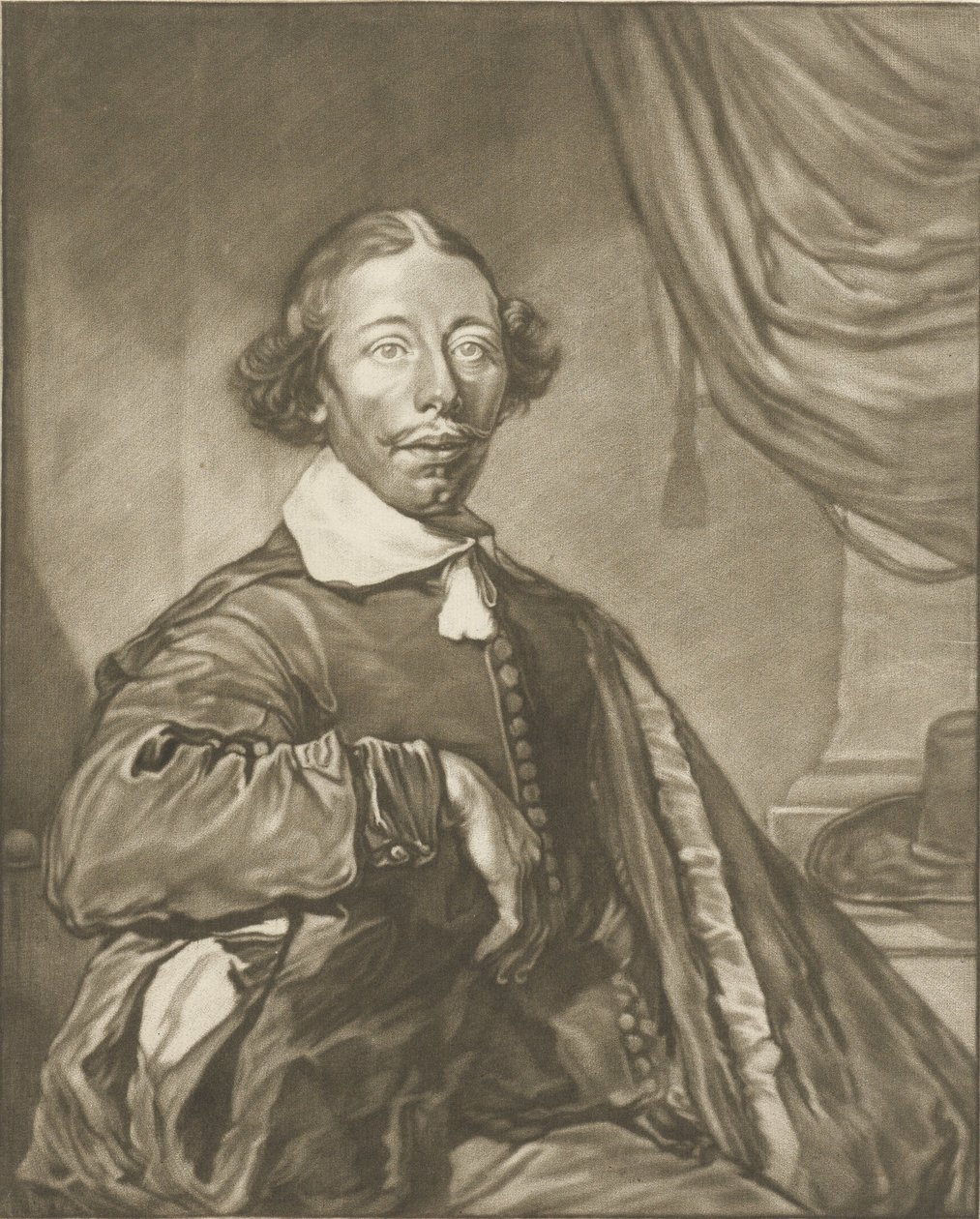 Ritratto di un uomo da Cornelis Ploos van Amstel