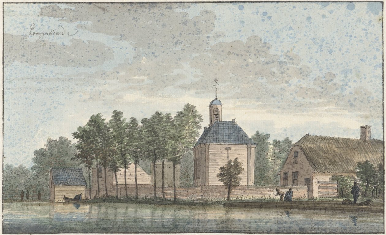 Il villaggio di Hoogmade da Cornelis Pronk (possibly)