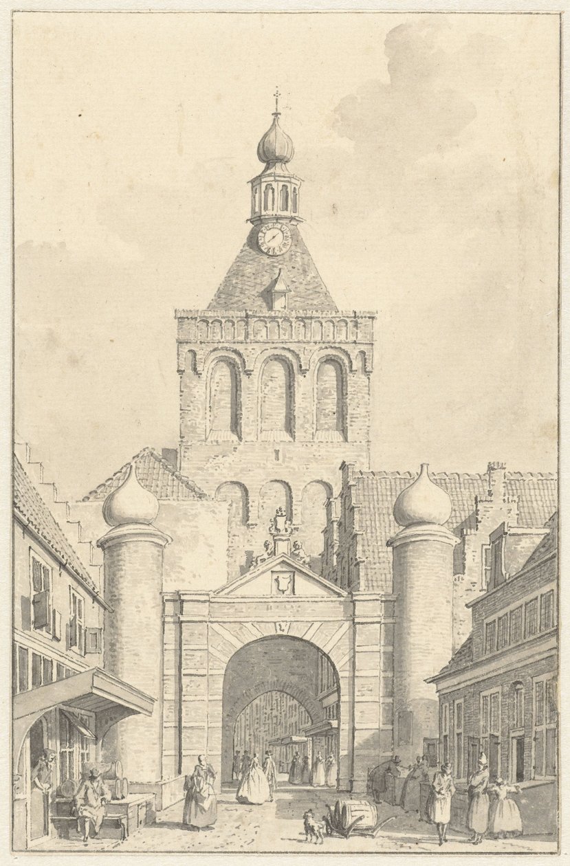 La Binnenpoort a Culemborg da Cornelis Pronk