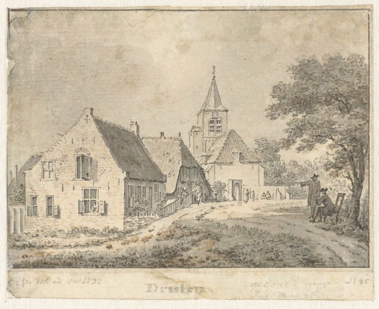 Veduta di Druten da Cornelis Pronk
