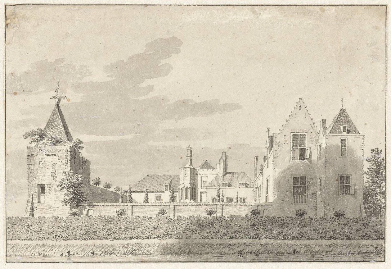 Il castello di Purmerend da Cornelis Pronk