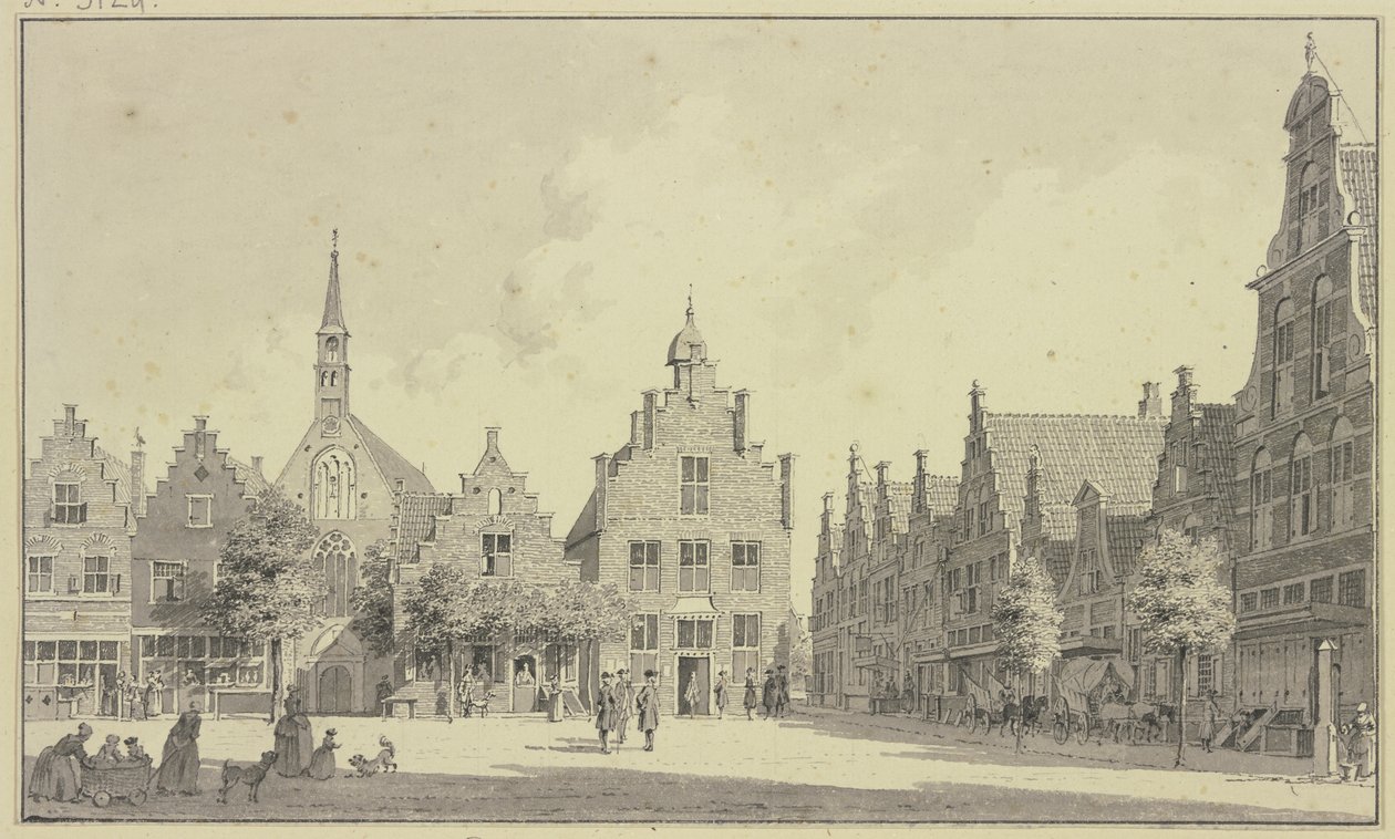 Il mercato di Steenwyk da Cornelis Pronk