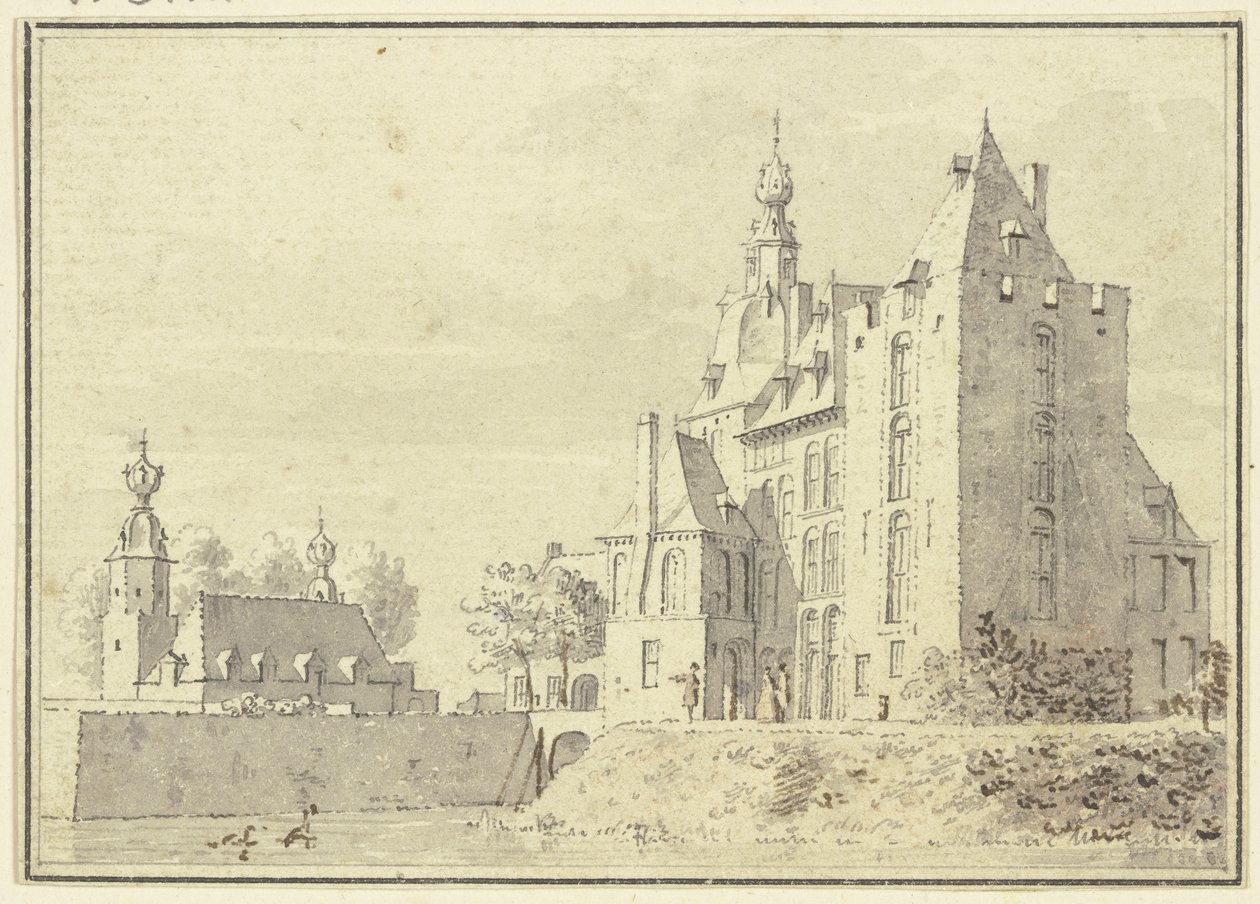 La casa den Ooy vista da davanti da Cornelis Pronk