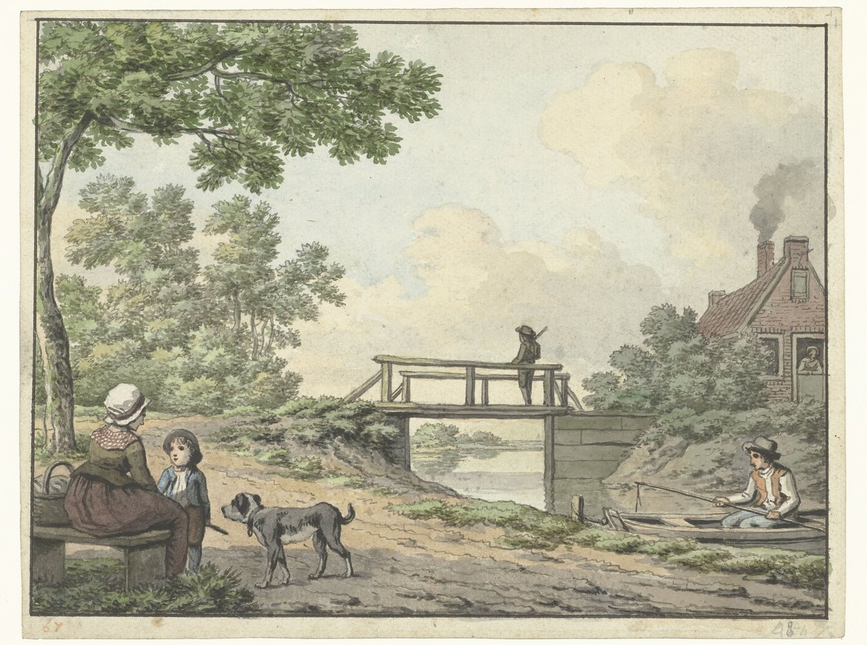 Cane sdraiato da Cornelis Saftleven