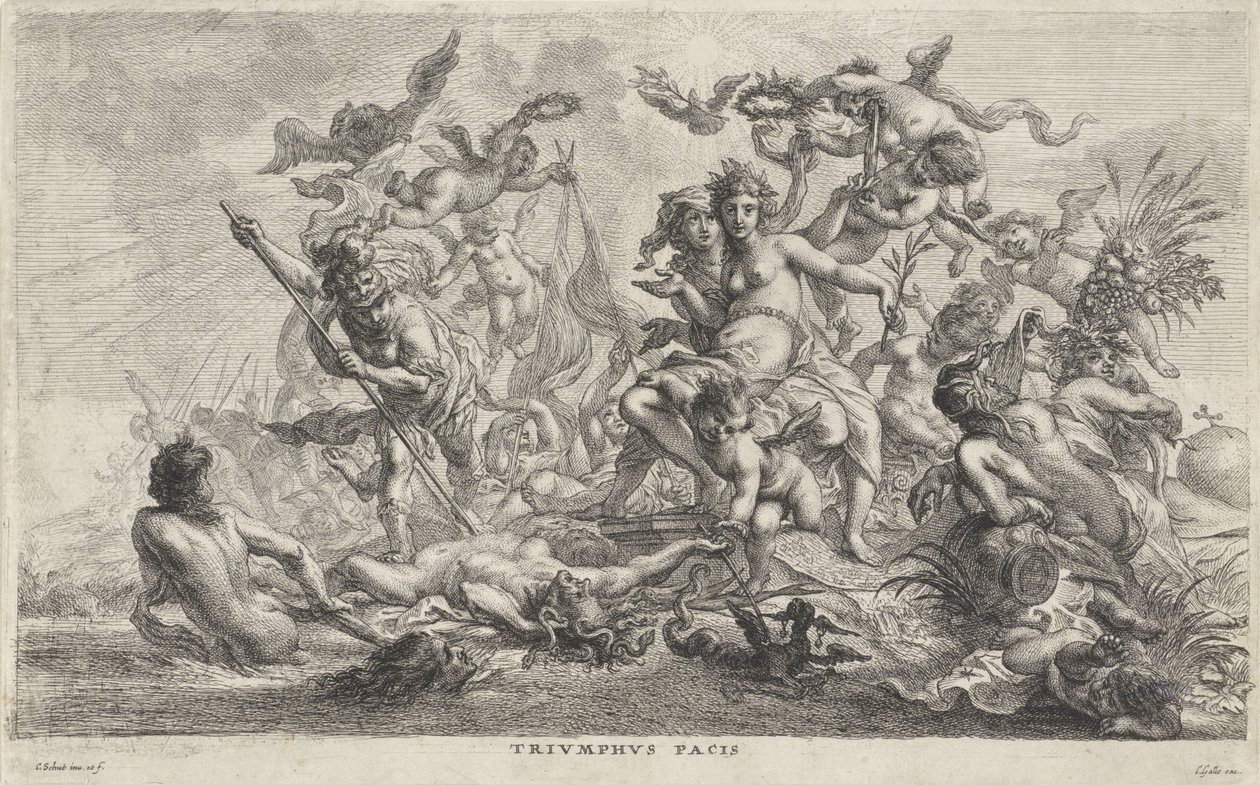 Allegoria della pace (Triumphus pacis) da Cornelis Schut (I)