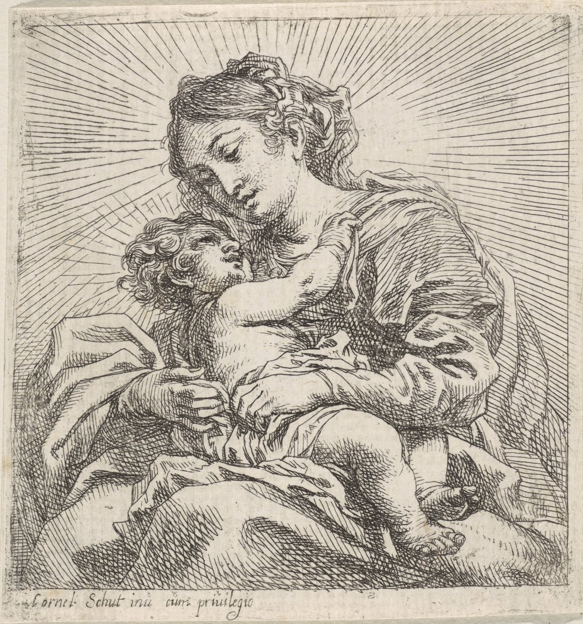 Madonna con bambino da Cornelis Schut (I)