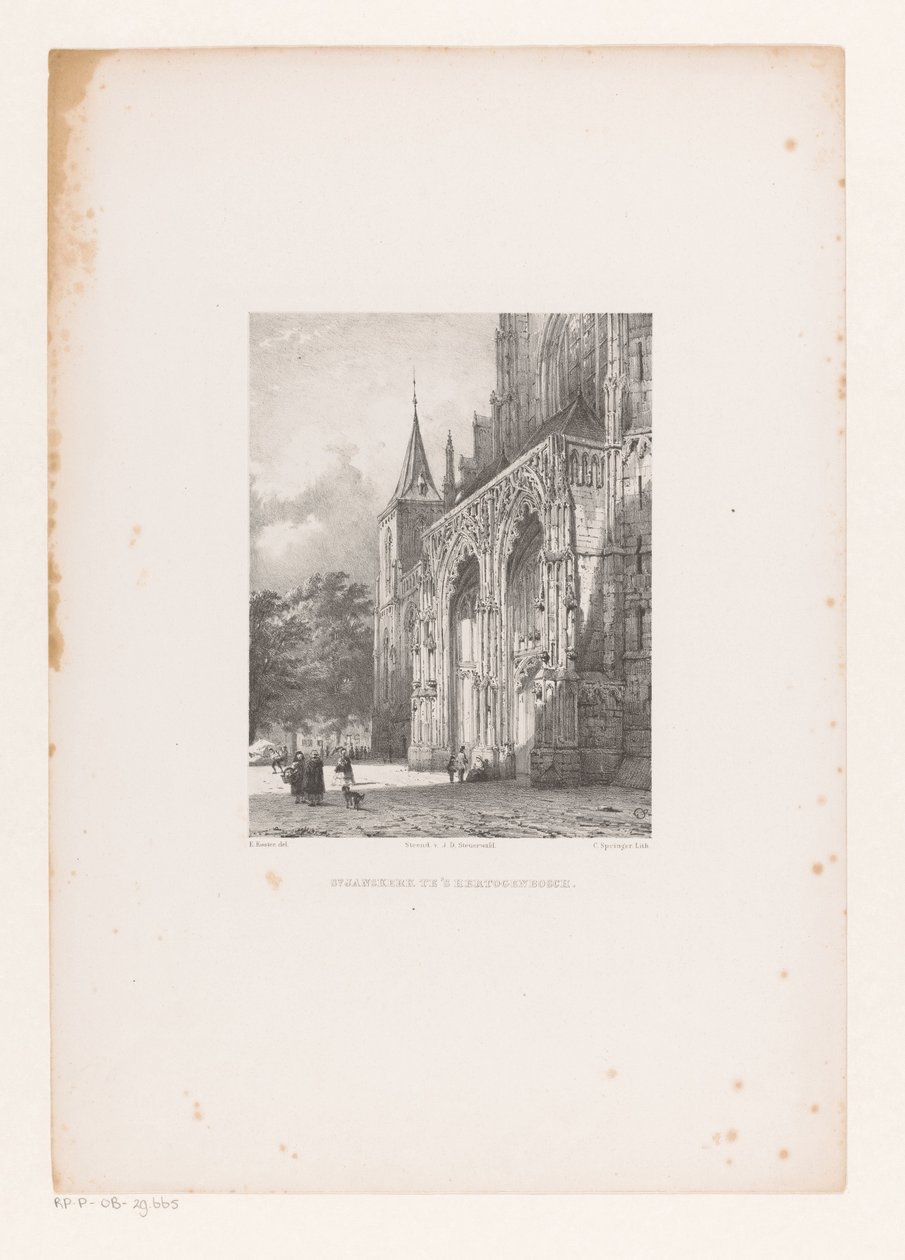 Cattedrale di San Giovanni a Den Bosch da Cornelis Springer