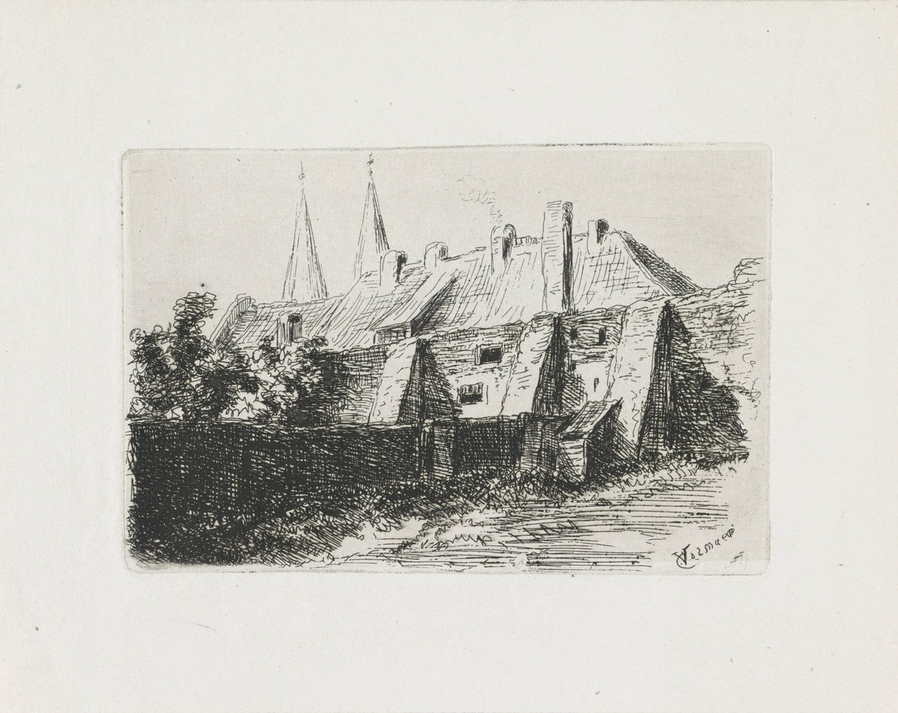 Tre alberi alti da Cornelis Steffelaar