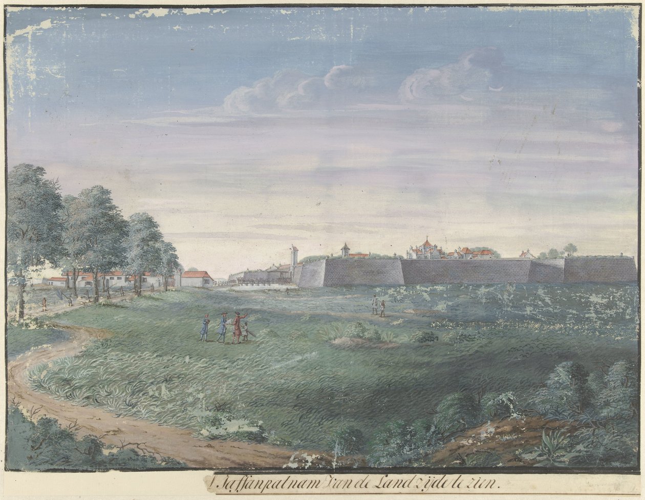Il forte Jaffnapatnam a Ceylon da Cornelis Steiger