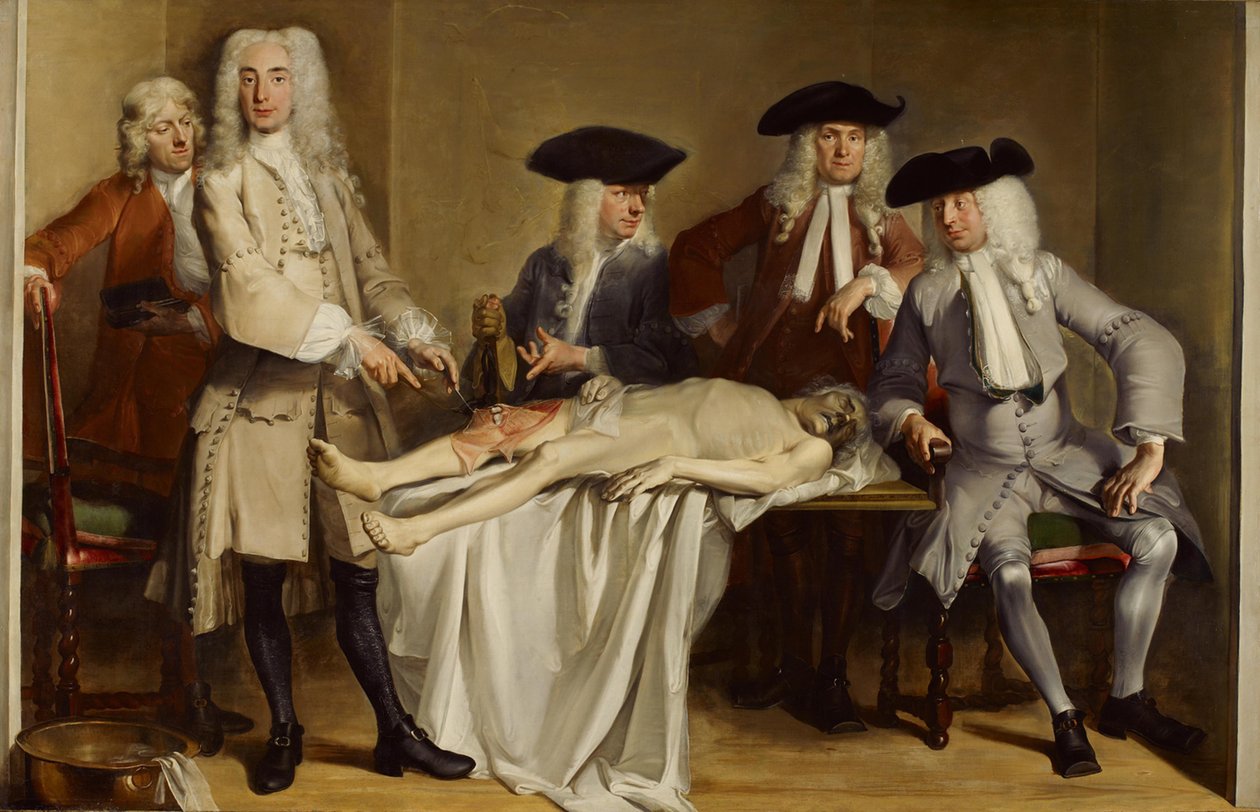 Lezione di anatomia del dottor Willem Röell da Cornelis Troost