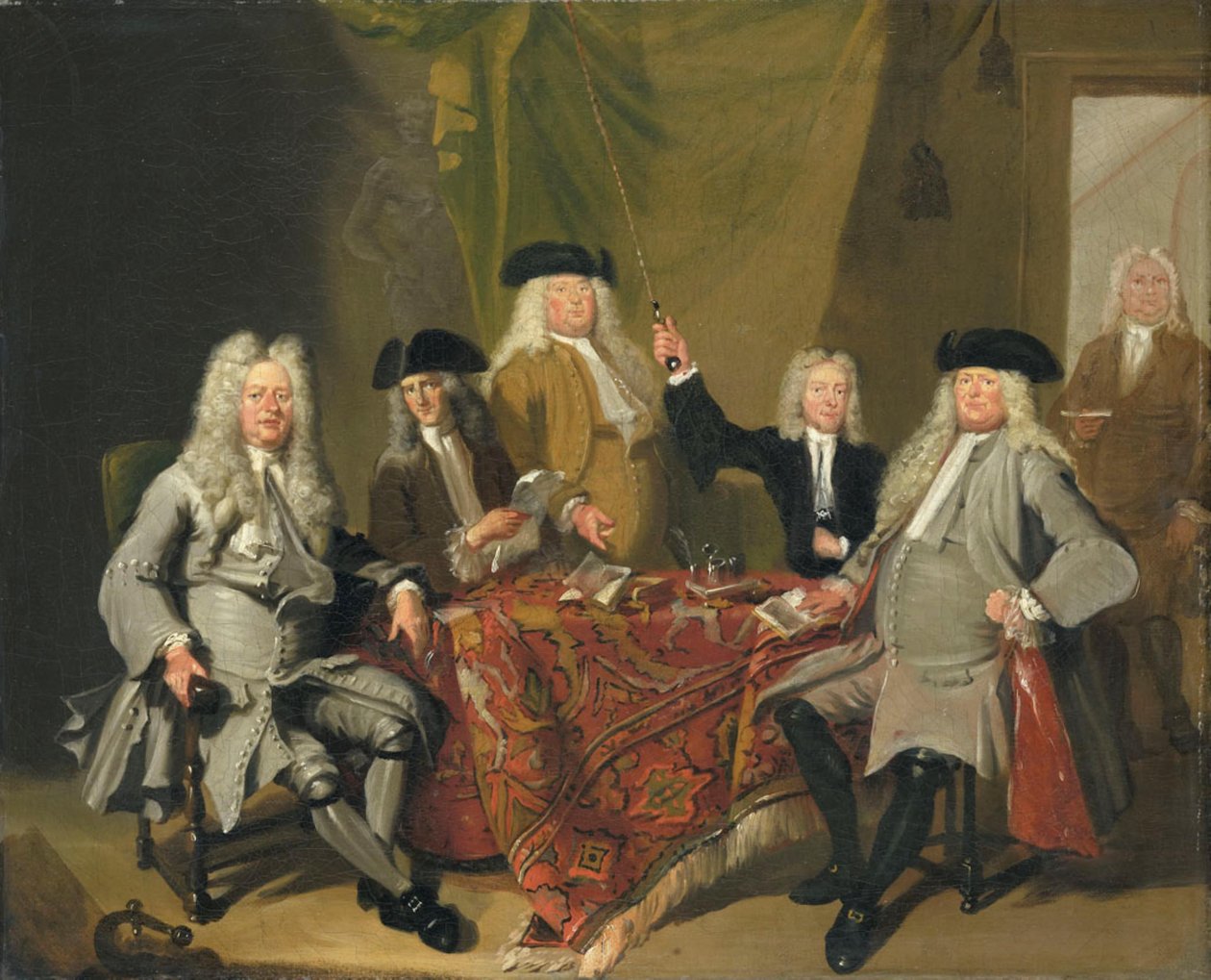 Gli ispettori del Collegium Medicum da Cornelis Troost