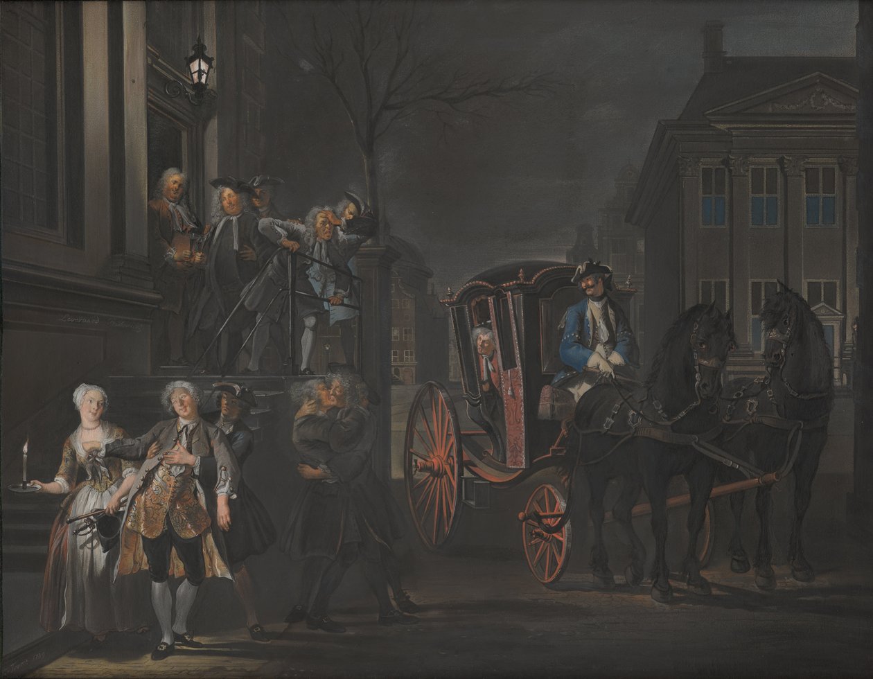 Ibant qui poterant, qui non potuere cadebant da Cornelis Troost