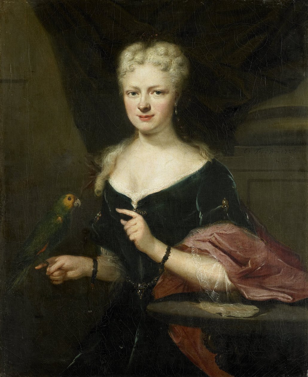 Ritratto di Maria Magdalena Stavenisse, moglie di Jacob de Witte di Elkerzee, consigliere di Zierikzee da Cornelis Troost