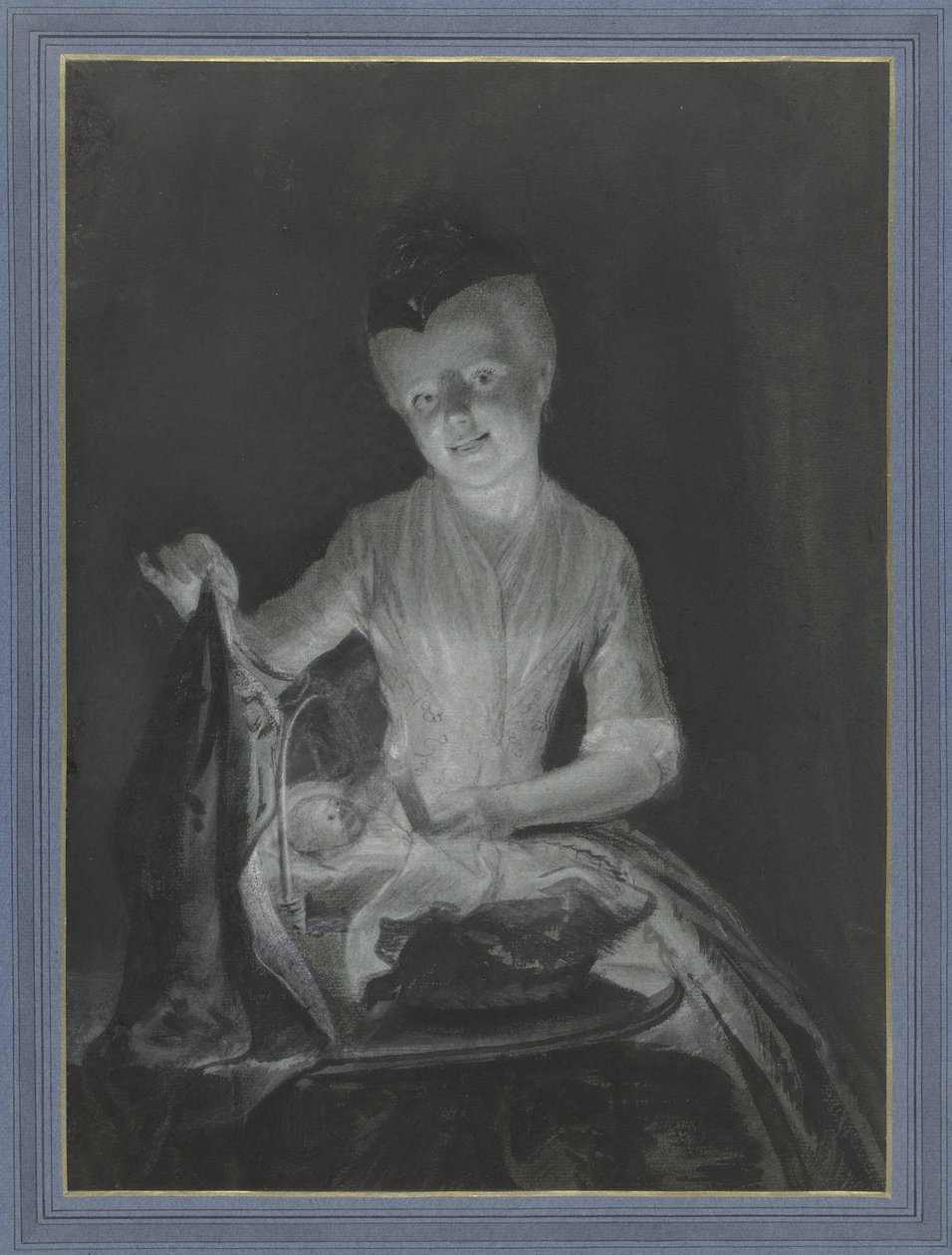 Sara Troost con la sua bambola da Cornelis Troost