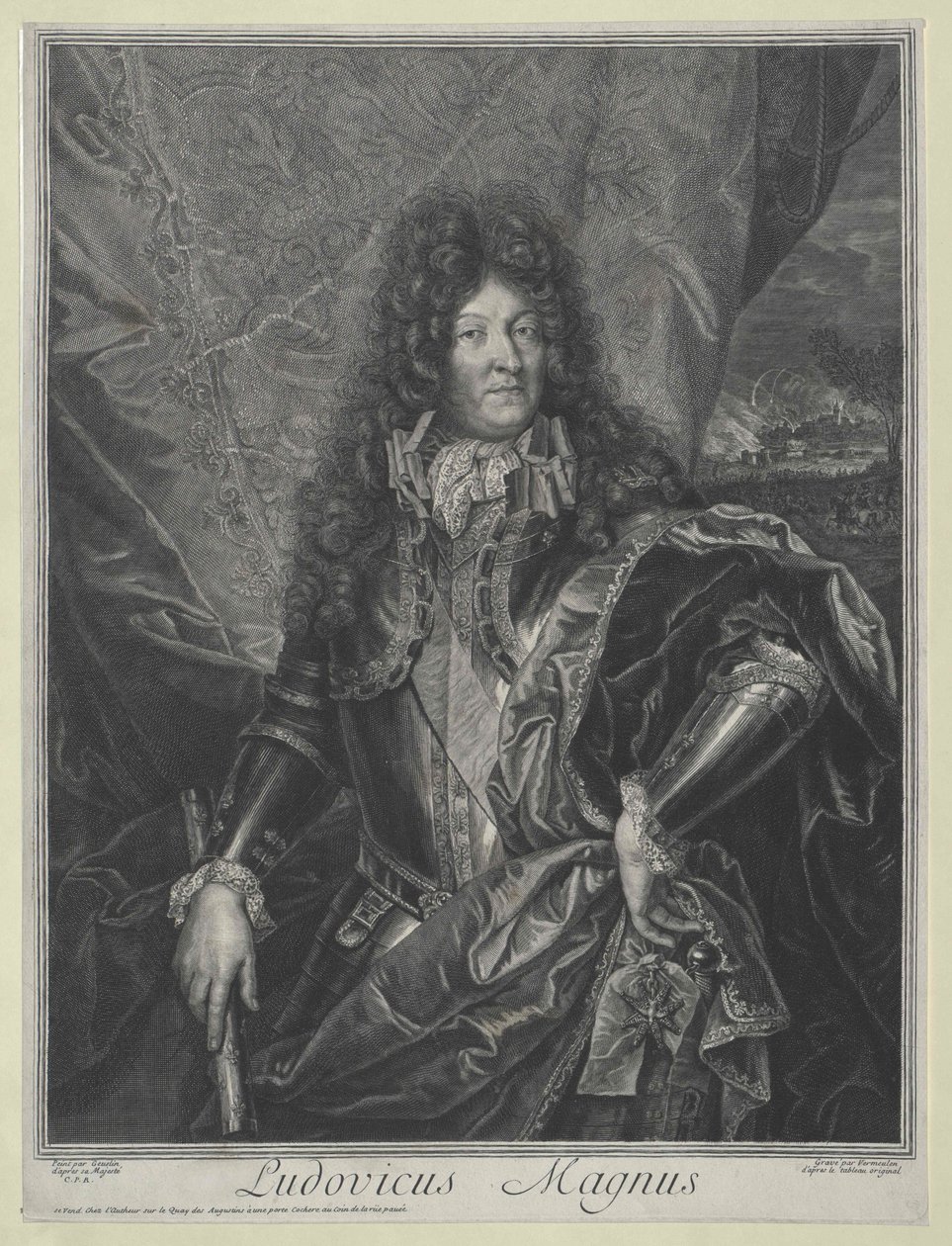 Re Luigi XIV di Francia da Cornelis Vermeulen