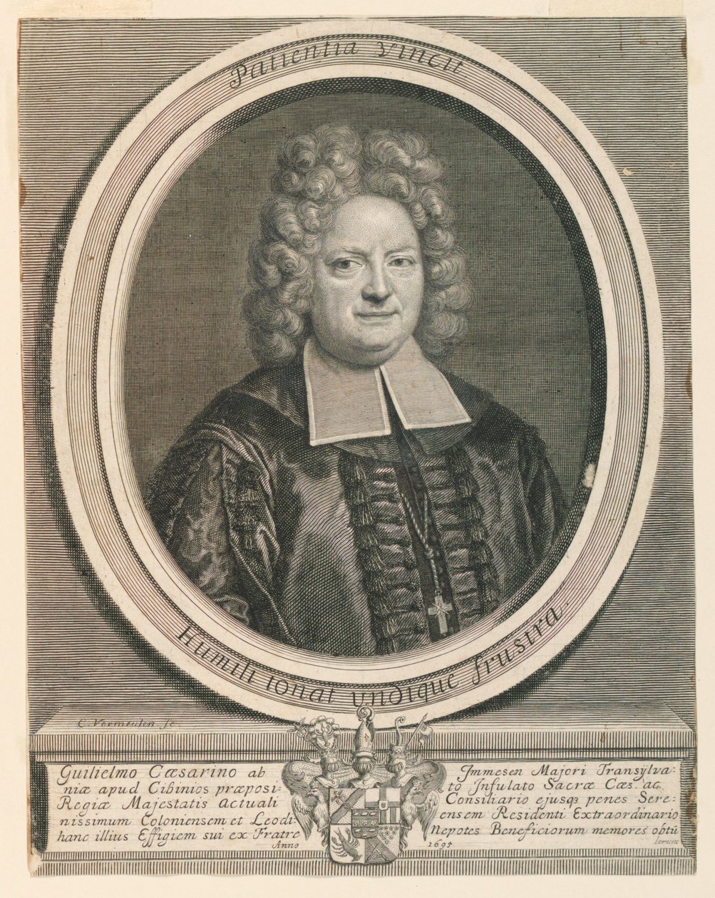 Ritratto di Guilielmo Caesarino da Cornelis Vermeulen