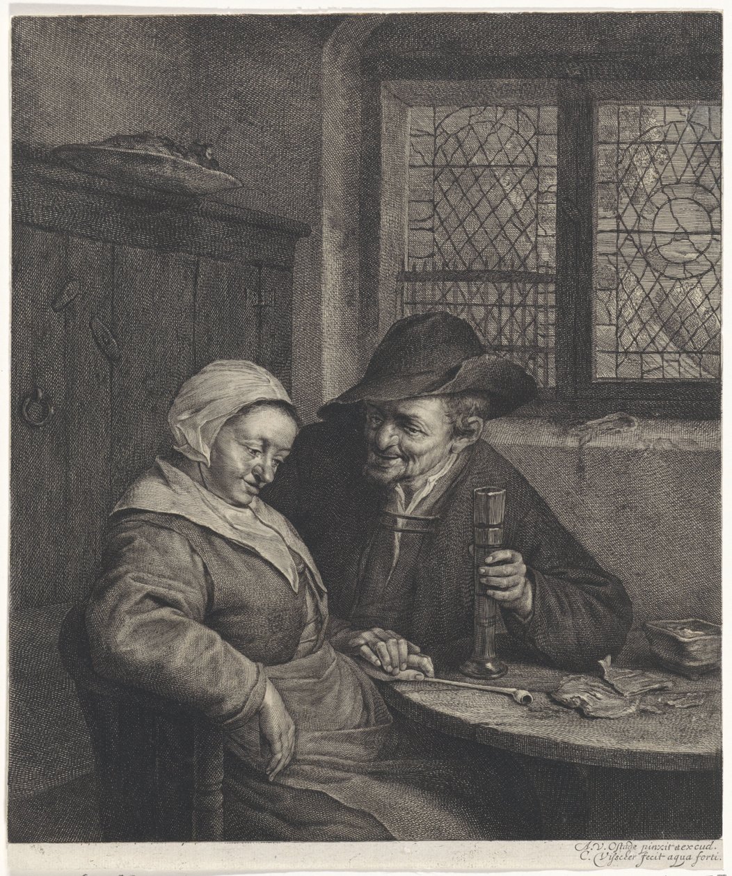 Vecchia coppia da Cornelis Visscher (II)