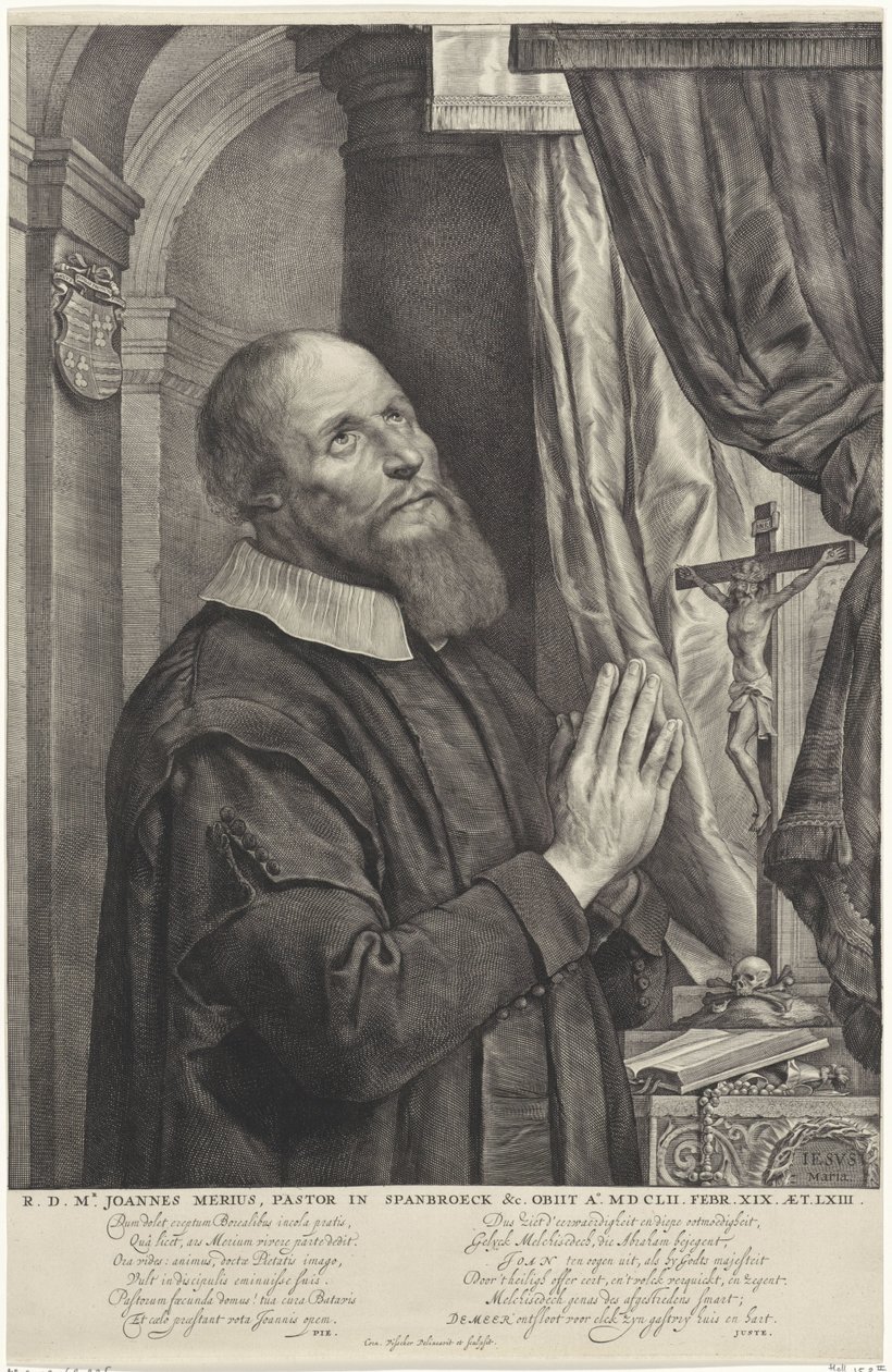 Ritratto di Joannes van der Meer da Cornelis Visscher (II)
