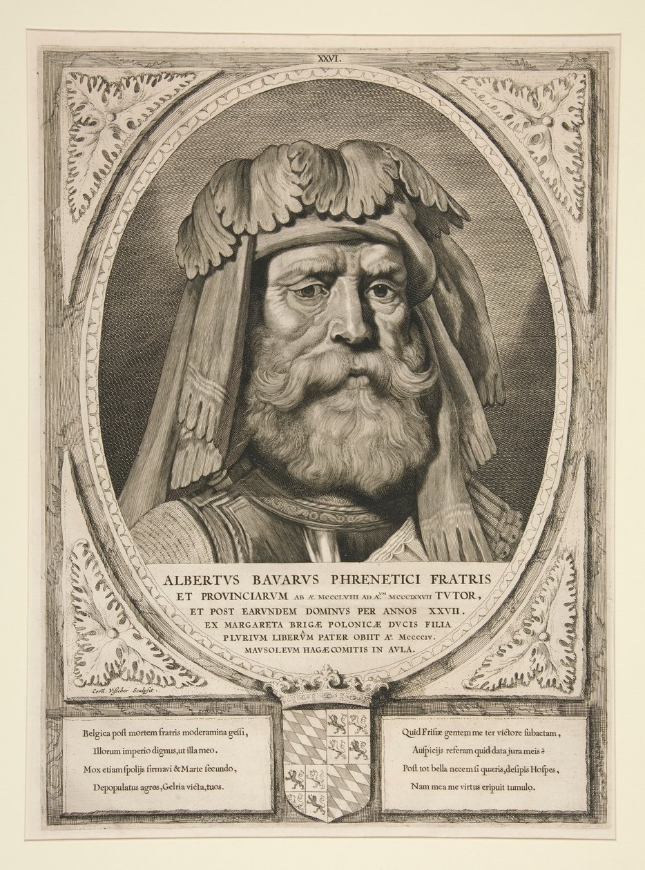 Albertvs Bavarvs Phrenetici Fratris et Provinciarvm da Cornelis Visscher