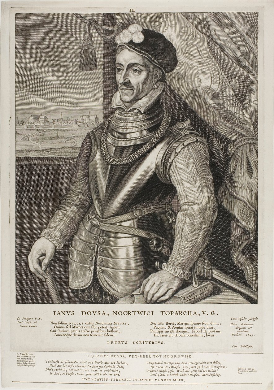Jan van der Does, tavola 3 da Quatuor Personae da Cornelis Visscher