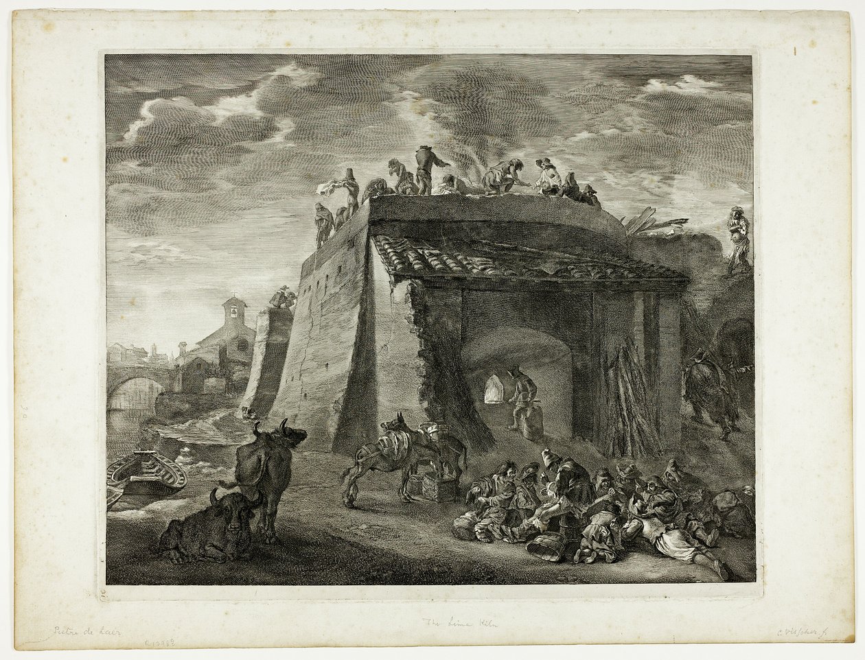 Fornace da calce, da Cabinet Reynst da Cornelis Visscher