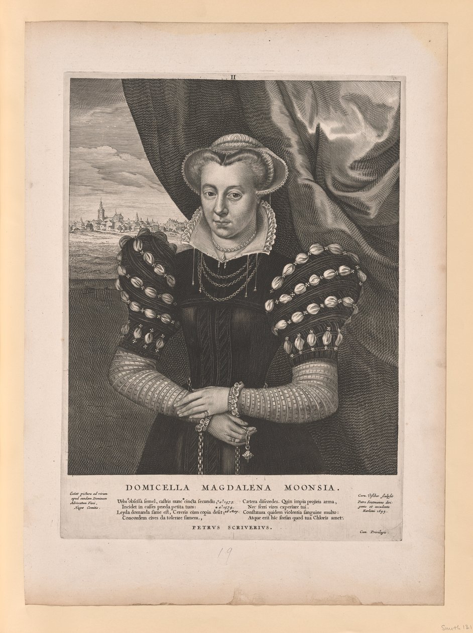 Magdalena Moons, da Quatuor Personae da Cornelis Visscher