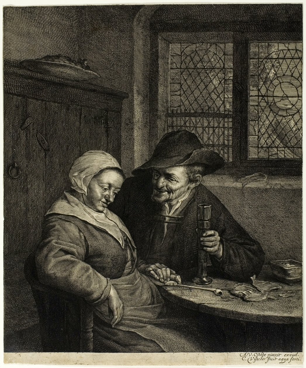 Vecchio e Vecchia da Cornelis Visscher