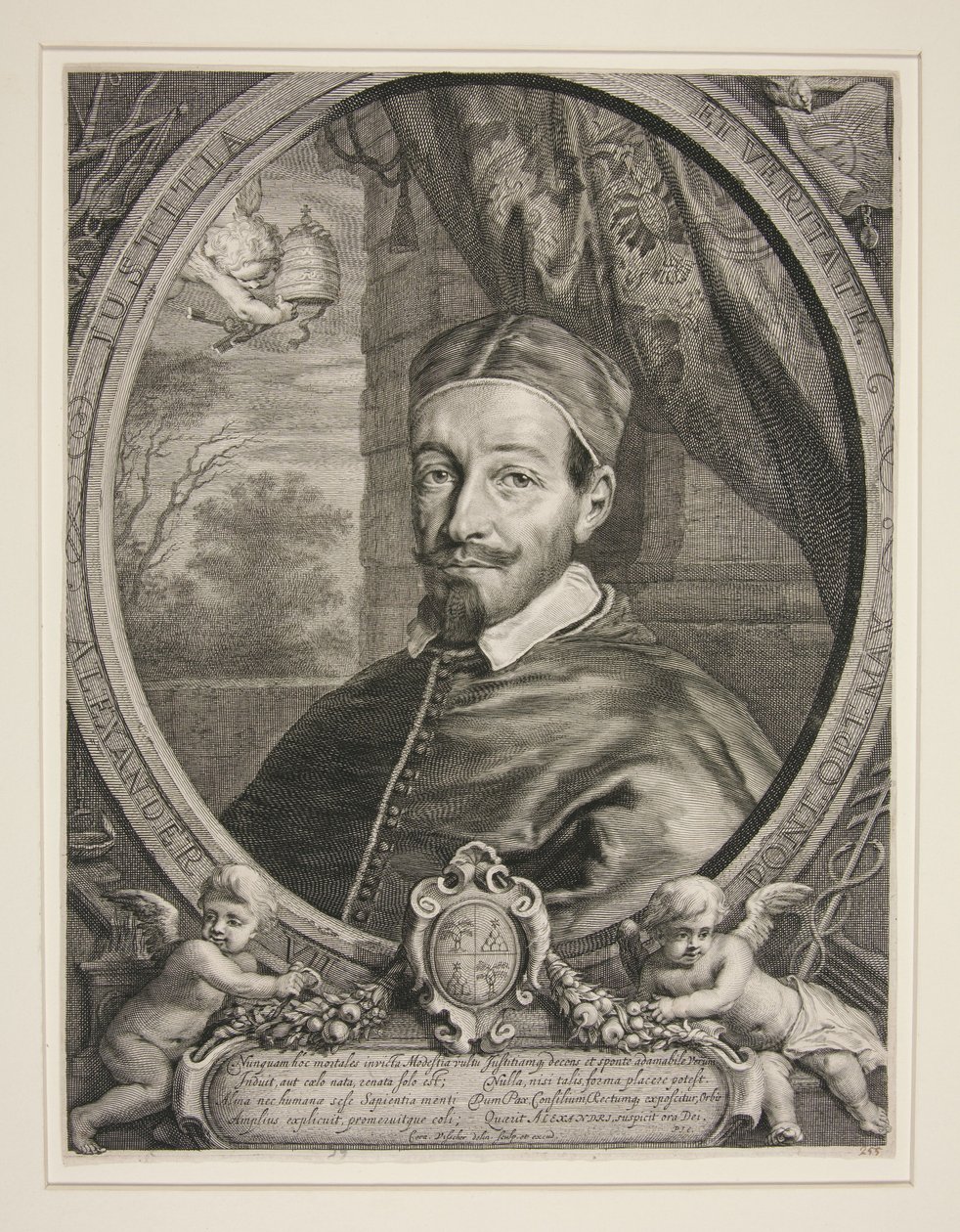 Pope Alexandre VII, Fabio Chigi (1599-1667) da Cornelis Visscher
