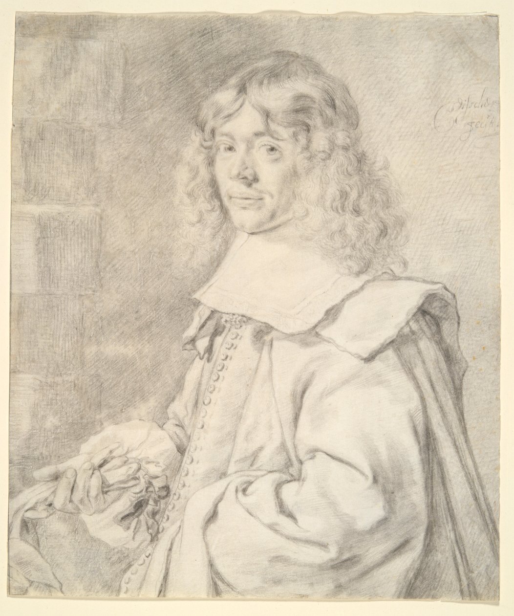 Ritratto di un giovane uomo da Cornelis Visscher
