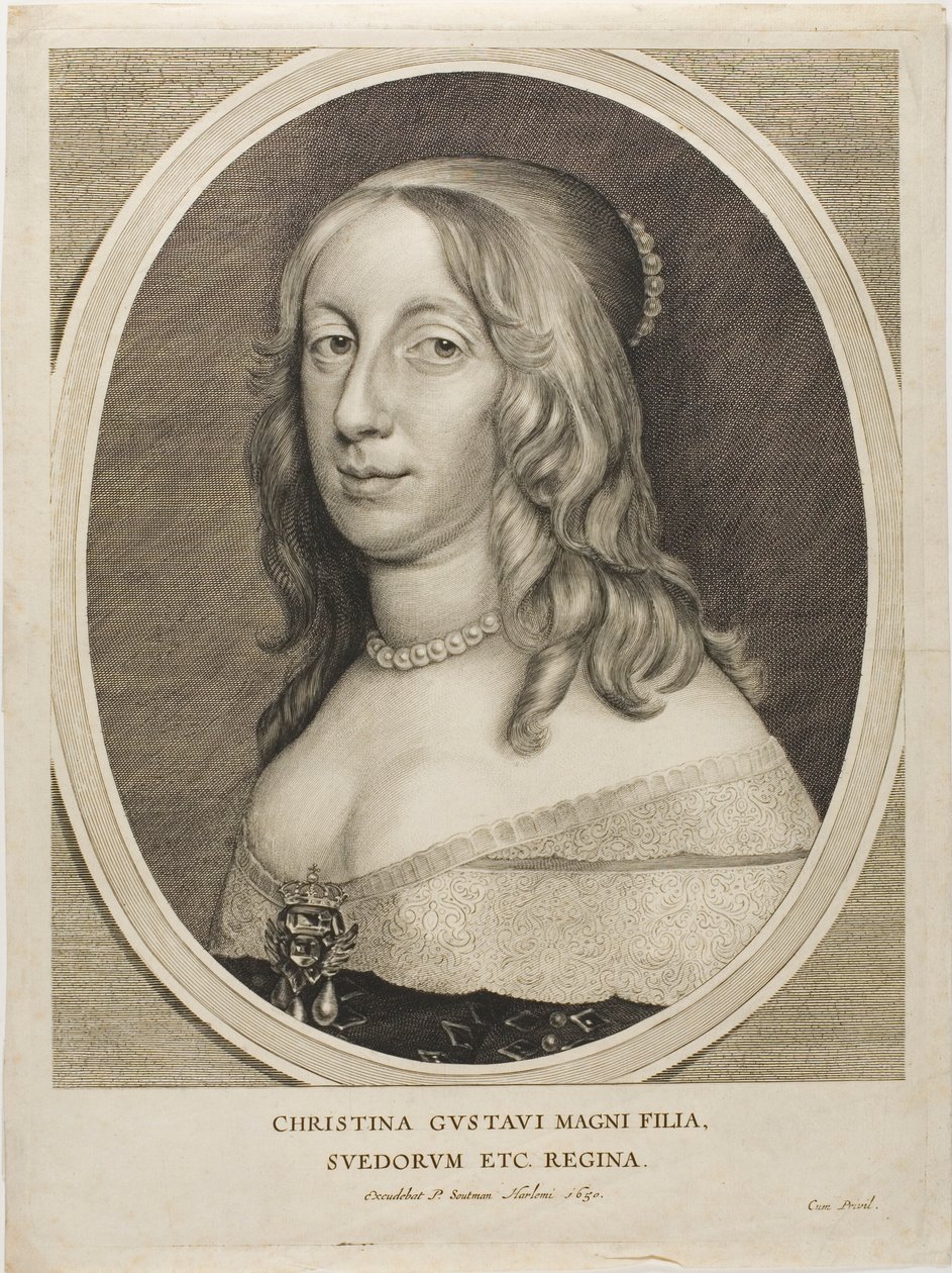 Regina Cristina di Svezia da Cornelis Visscher
