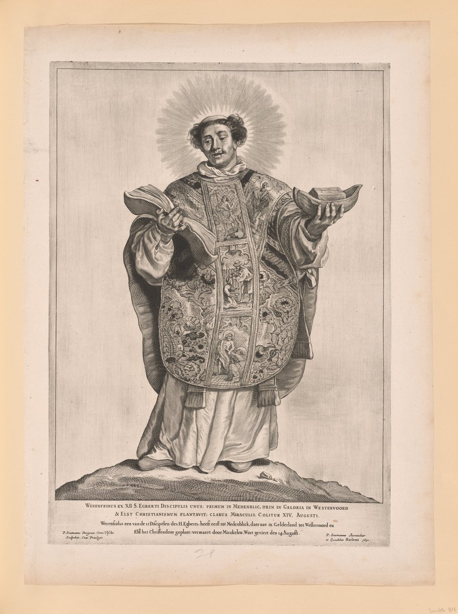 San Lebuino, dai Santi del Nord e del Sud dei Paesi Bassi da Cornelis Visscher