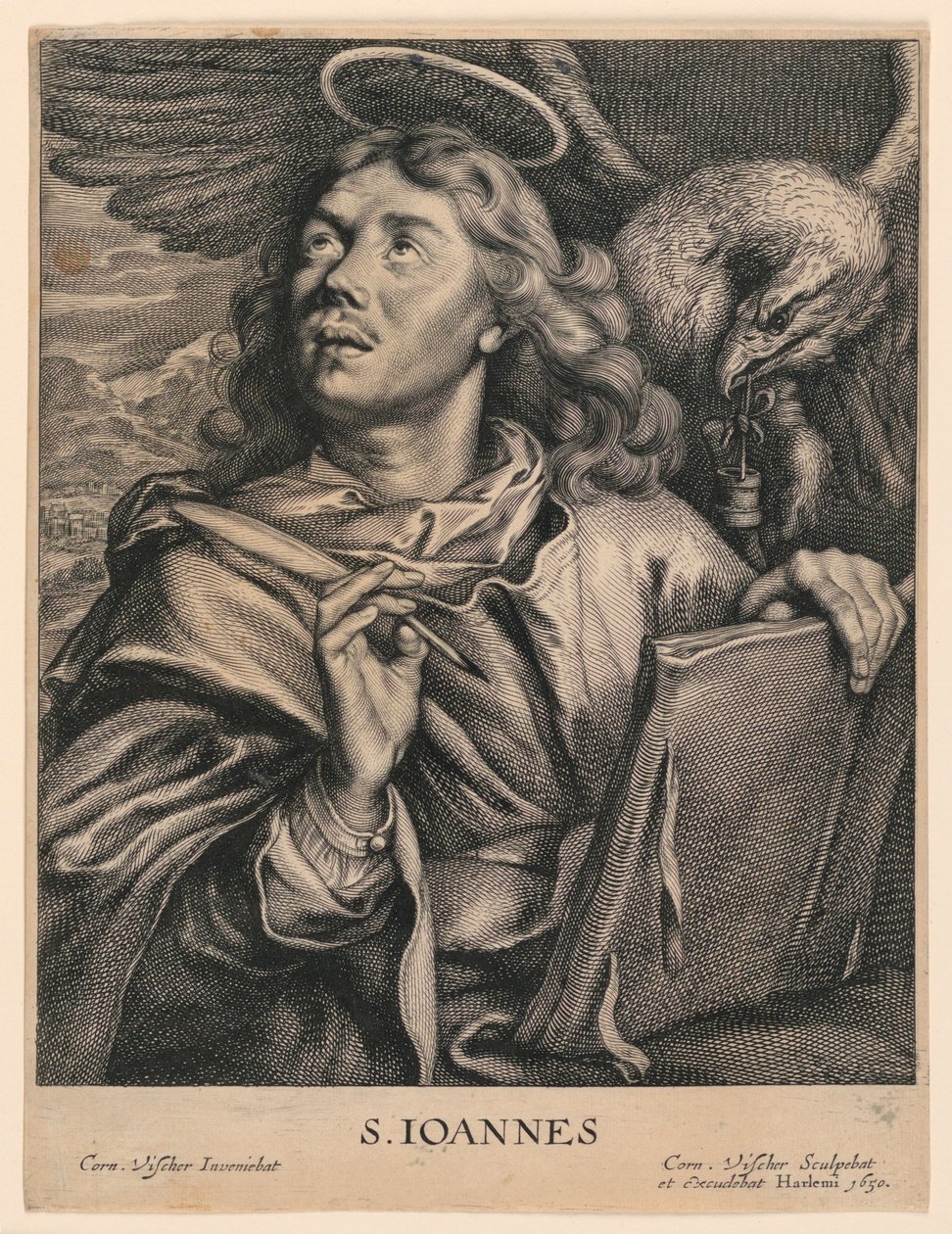 San Giovanni Evangelista (S. Ioannes) da Cornelis Visscher