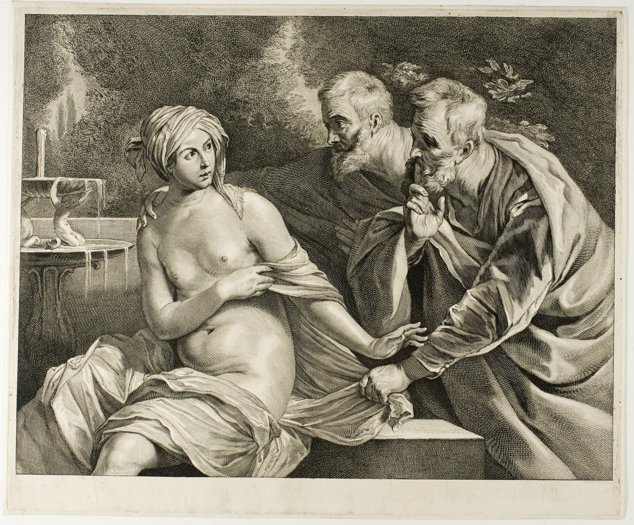Susanna e i Vecchioni, dal Cabinet Reynst da Cornelis Visscher