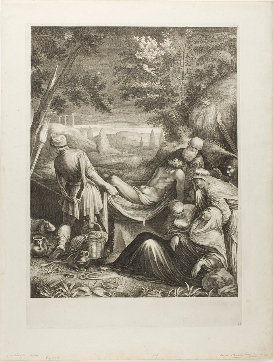 La sepoltura da Cornelis Visscher