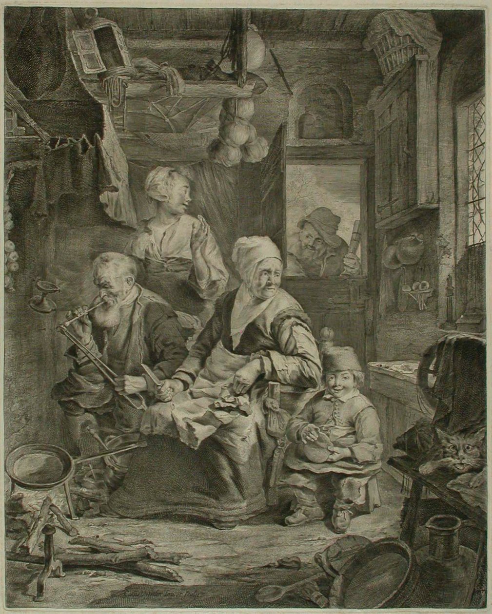 Il cuoco dei pancake da Cornelis Visscher