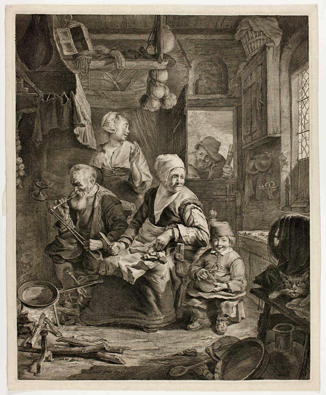 La donna dei pancake da Cornelis Visscher