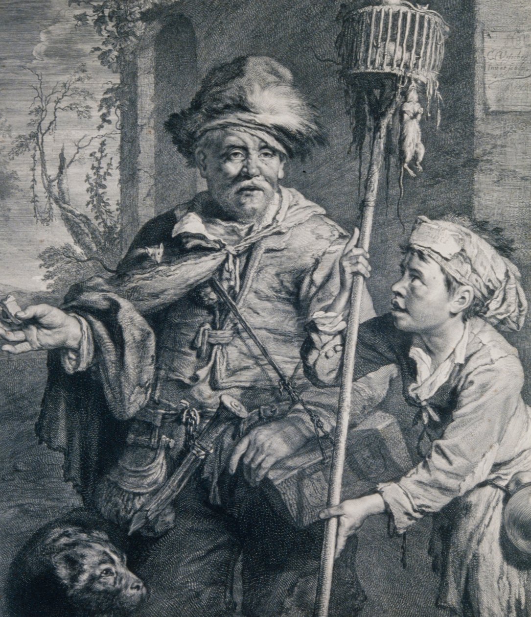 Il venditore ambulante di veleno per topi da Cornelis Visscher