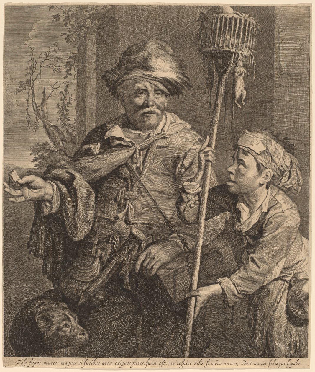 Il venditore di veleno per topi da Cornelis Visscher