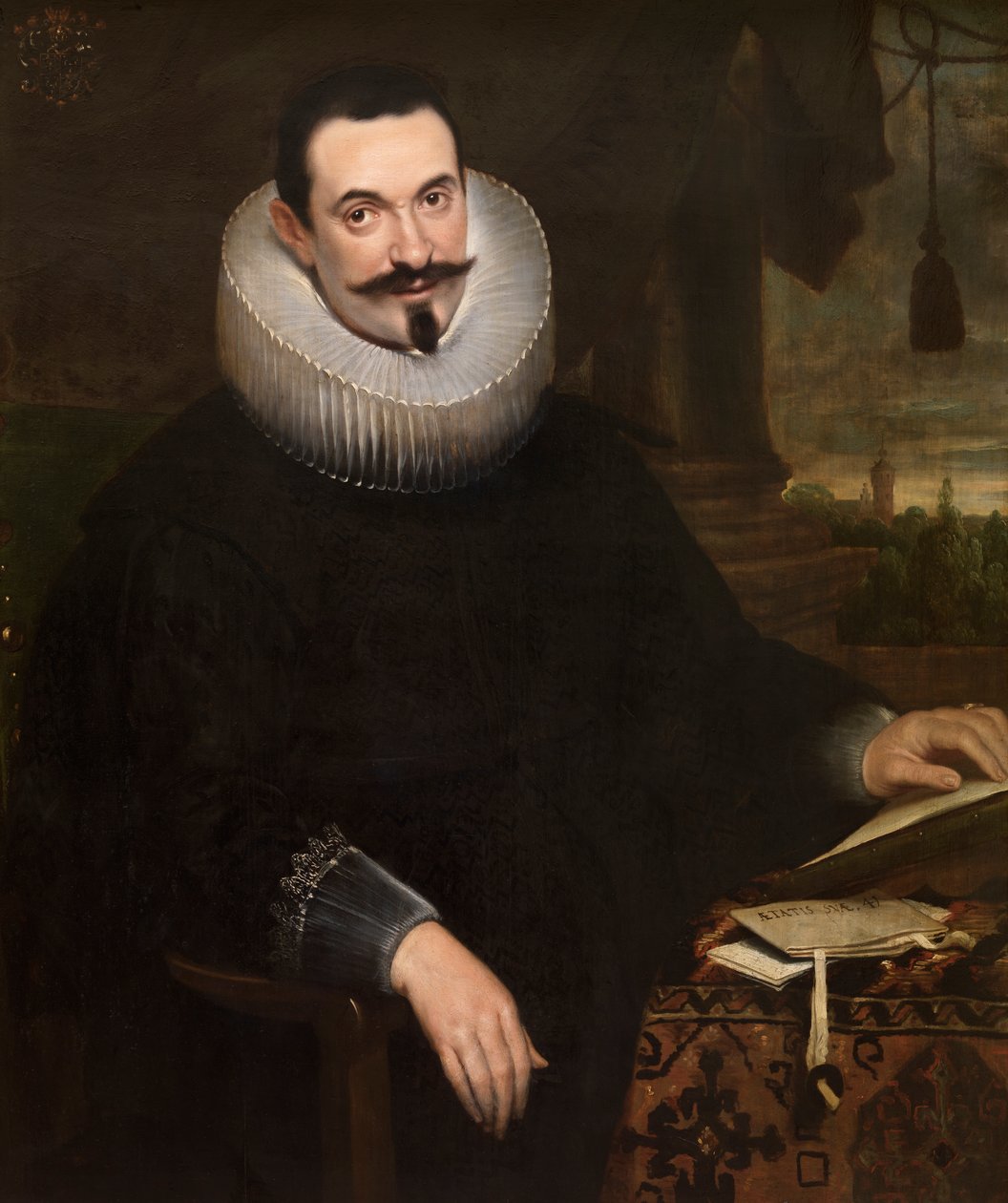 Barthel van den Berghe, notaio da Cornelis de (attr. to) Vos