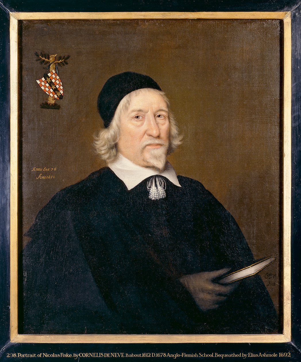 Ritratto di un Uomo, chiamato Nicholas Fiske, 1651 da Cornelis de Neve