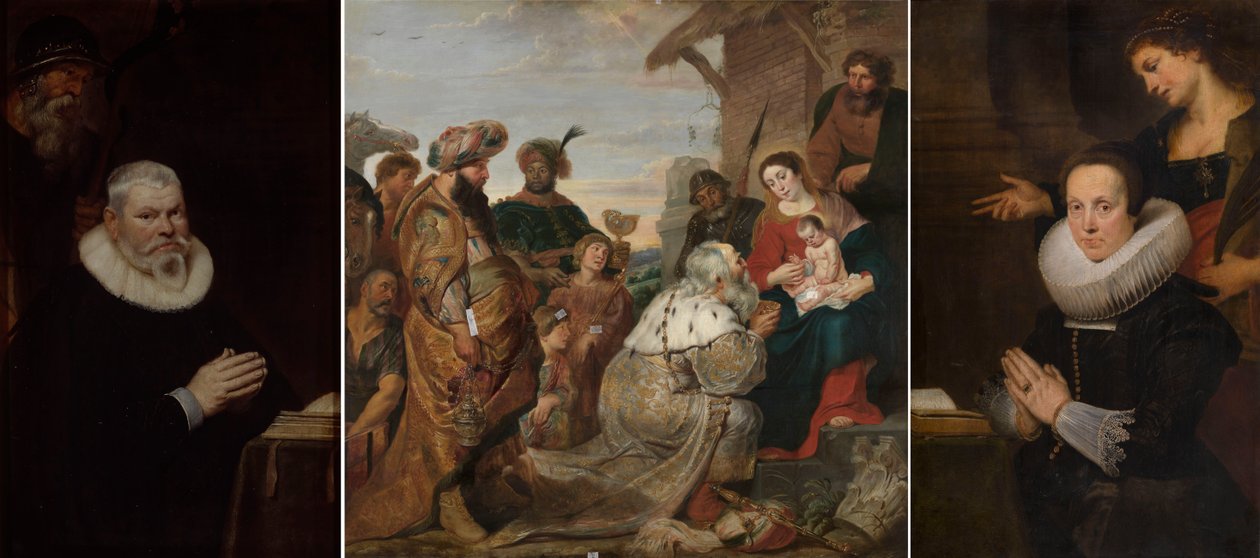 Epitaffio di Willem van Meerbeeck e di sua moglie Barbara Kegeleers da Cornelis de Vos