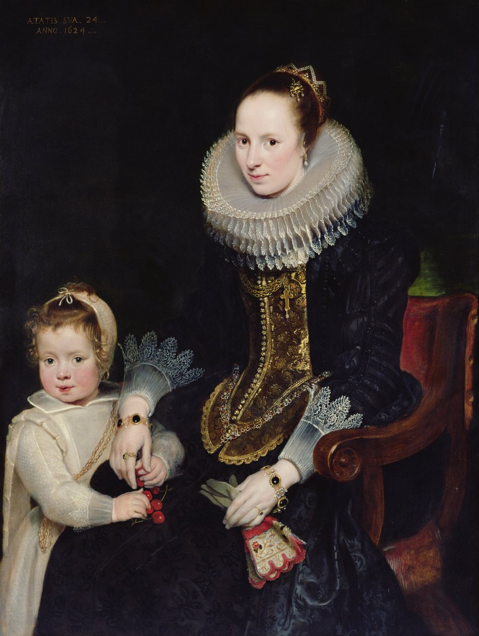 Ritratto di una signora e sua figlia da Cornelis de Vos