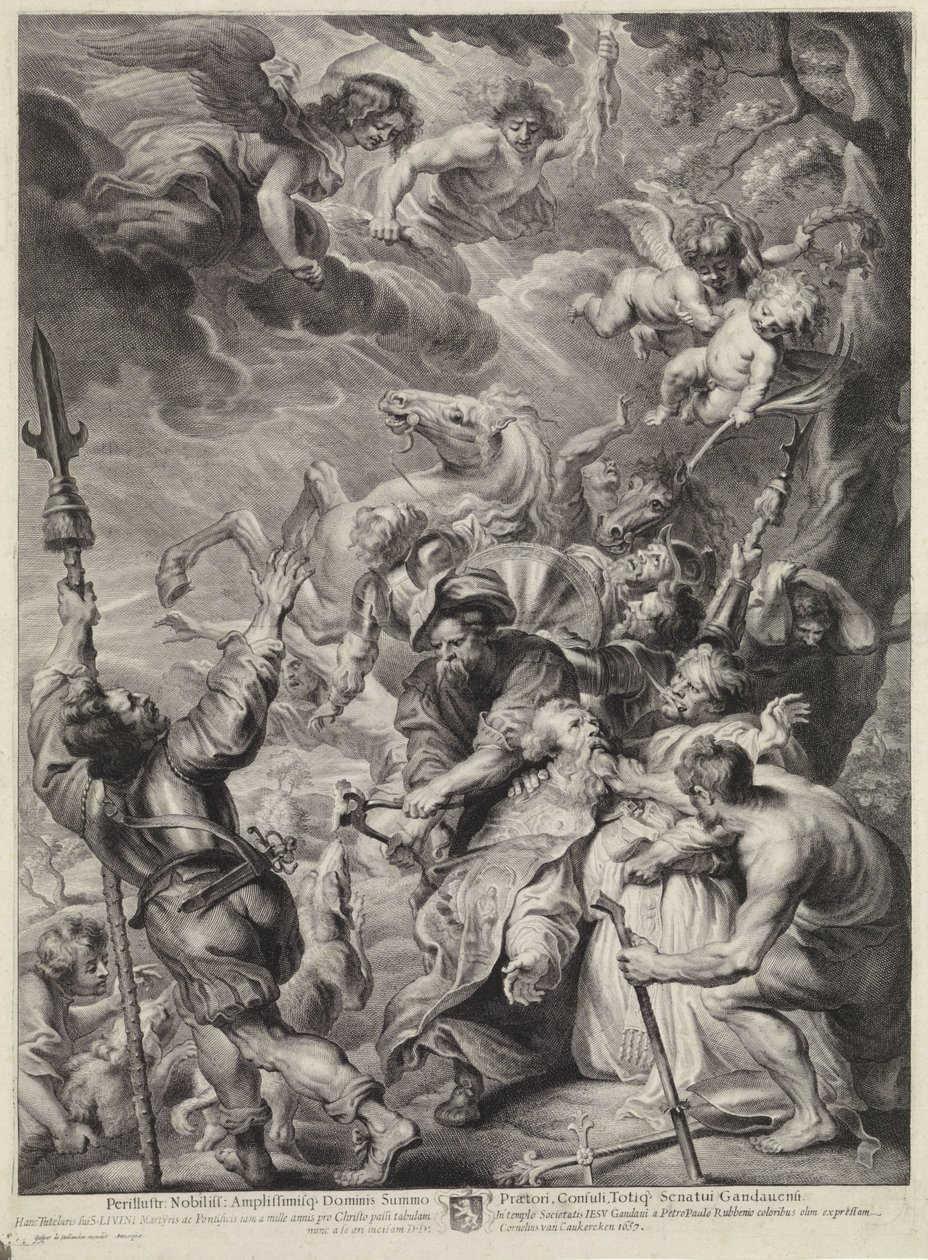 Il martirio di San Livino da Cornelis van Caukercken