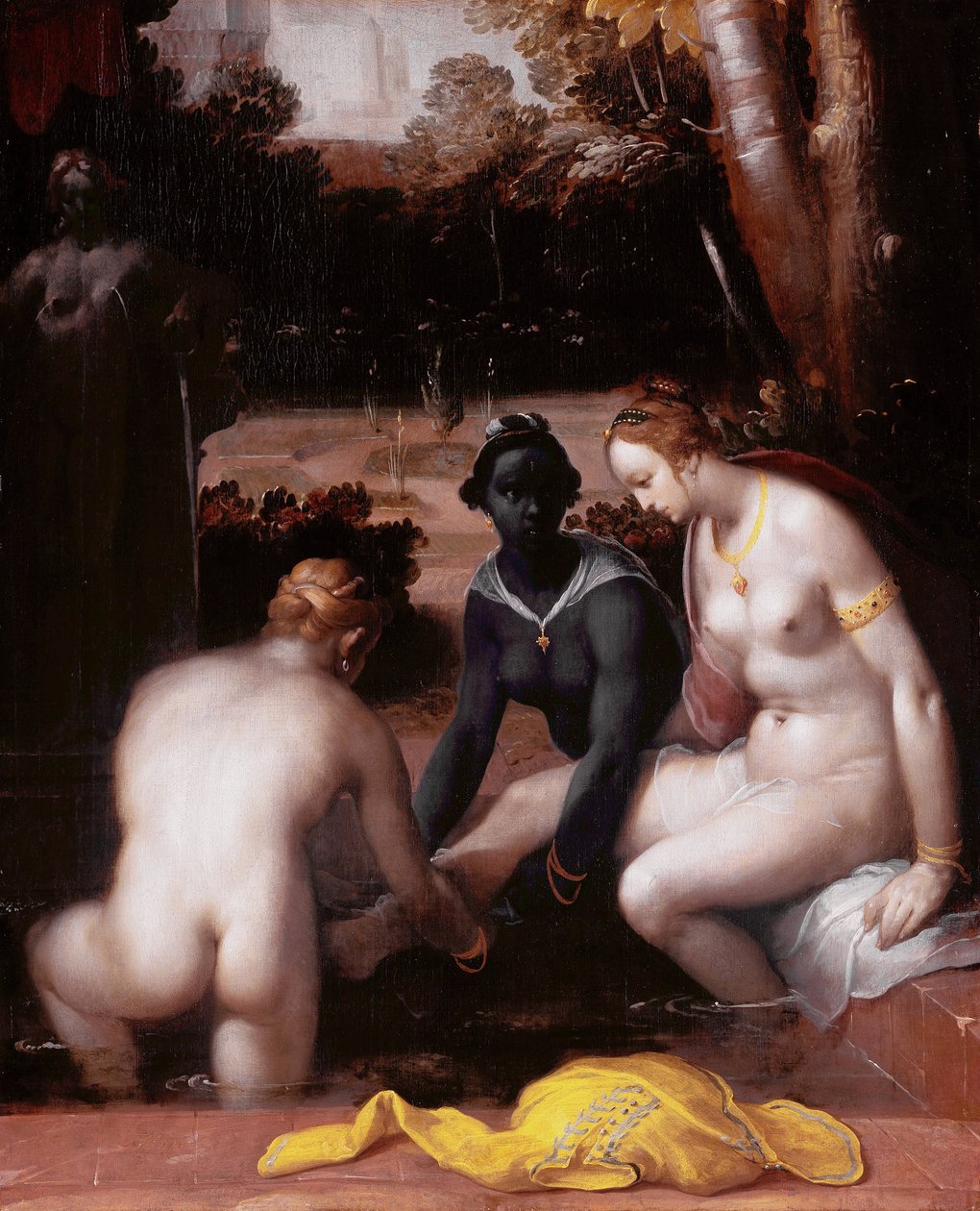 Betsabea alla sua toilette da Cornelis van Haarlem