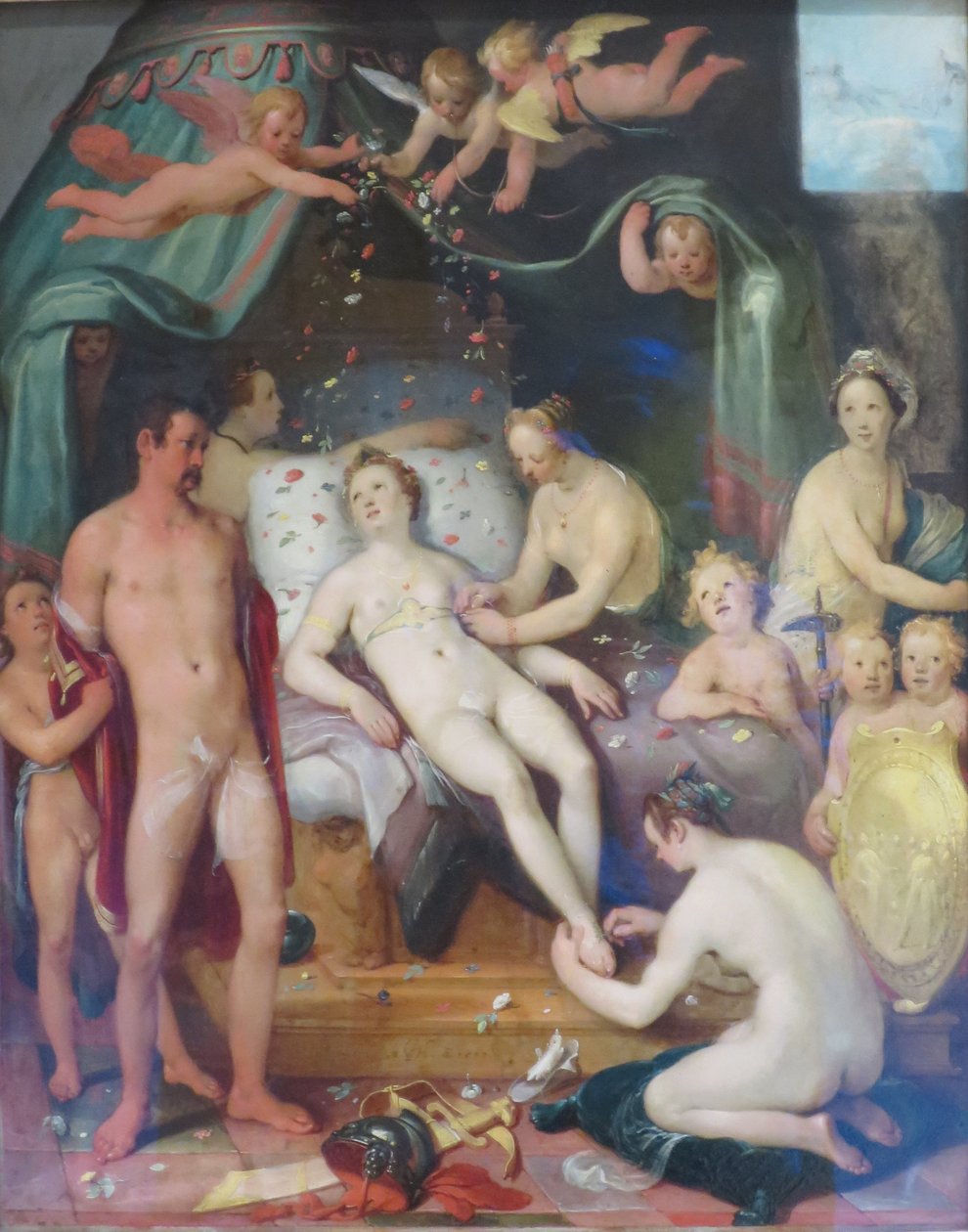 Marte e Venere da Cornelis van Haarlem